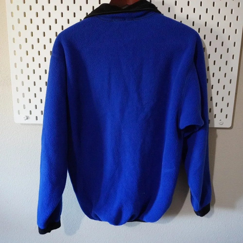 REI‎ Co-op Polartec Fleece Jacket Full Zip Blue Outdoor Hiking Men's Small